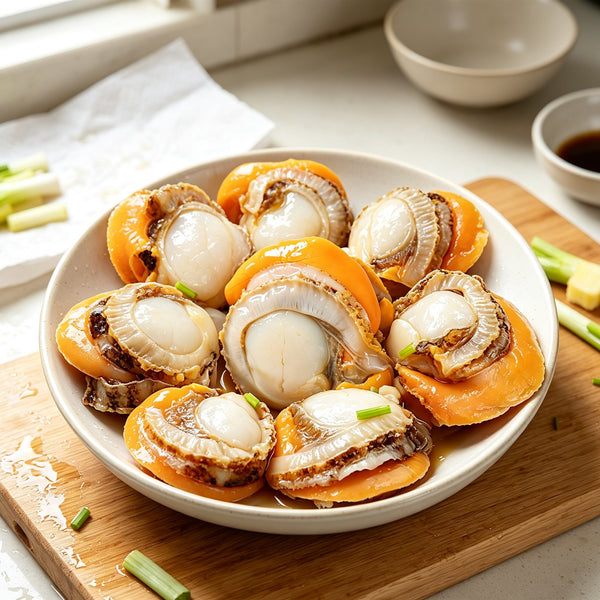 Fresh-Frozen Scallops on the Shell