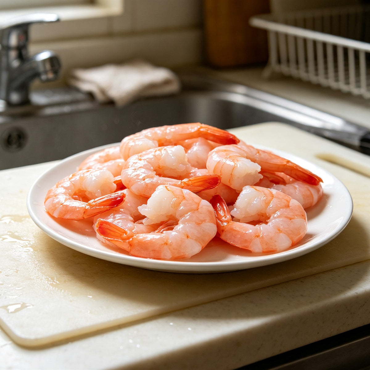 Fresh Peeled Cooked Shrimp Meat